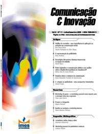 					Visualizar v. 6 n. 11 (2005): Comunicação & Inovação
				