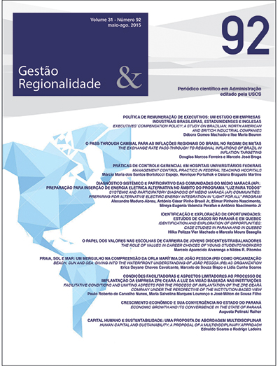 					Ver Vol. 31 Núm. 92 (2015): Gestão & Regionalidade
				