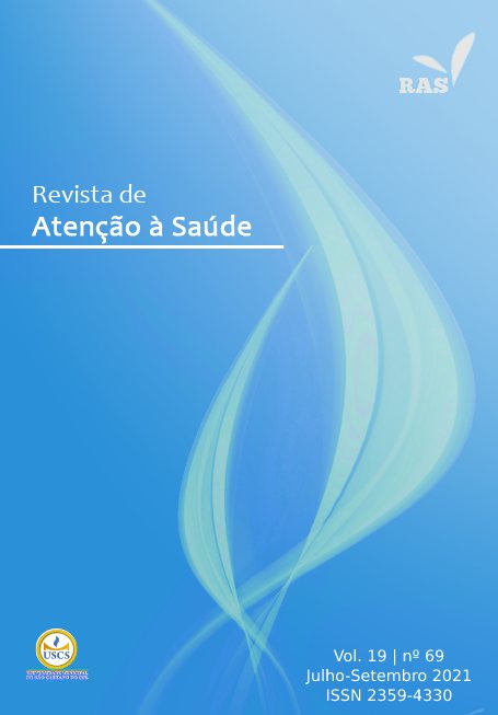 					Ver Vol. 19 Núm. 69 (2021): Revista de Atenção à Saúde - RAS 
				